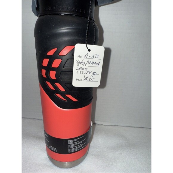 UNDER ARMOR  24 OZ COMMAND BETA 24oz WATER BOTTLE STAINLESS FLIP TOP LID NEW - Picture 9 of 9